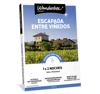Cofre Regalo Escapada Entre Viñedos - 1o 2 Noches Para 2 | Wonderbox Connect Cofre Regalo Escapada Entre Viñedos - 1o 2 Noches Para 2 | Wonderbox Connect