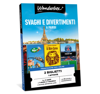 Cofanetto Regalo 100% Parigi Multiattività - Scopri la Città delle Luci | Wonderbox Connect Cofanetto Regalo 100% Parigi Multiattività - Scopri la Città delle Luci | Wonderbox Connect