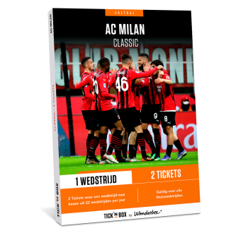 Geschenkdoos AC Milan Classic - Wedstrijdtickets voor Twee | Wonderbox Connect Geschenkdoos AC Milan Classic - Wedstrijdtickets voor Twee | Wonderbox Connect