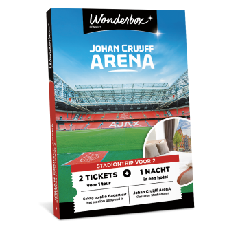 Geschenkdoos Johan Cruijff ArenA Stadiontrip - Ajax Beleving | Wonderbox Connect Geschenkdoos Johan Cruijff ArenA Stadiontrip - Ajax Beleving | Wonderbox Connect