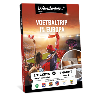 Geschenkdoos Voetbaltrip in Europa - Beleef Topwedstrijden Live | Wonderbox Connect
