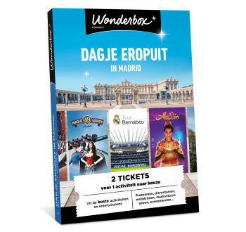 Geschenkdoos Stadskaart Madrid - Ontdek de Beste Attracties | Wonderbox Connect Geschenkdoos Stadskaart Madrid - Ontdek de Beste Attracties | Wonderbox Connect