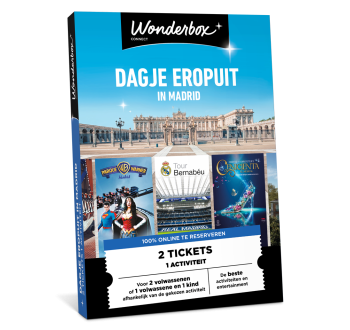 Geschenkdoos Stadskaart Madrid - Ontdek de Beste Attracties | Wonderbox Connect